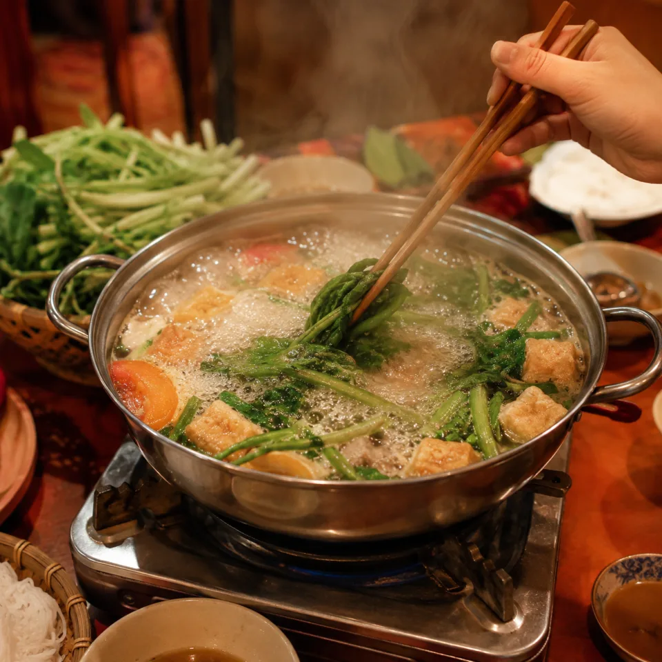 Khu bếp nấu món